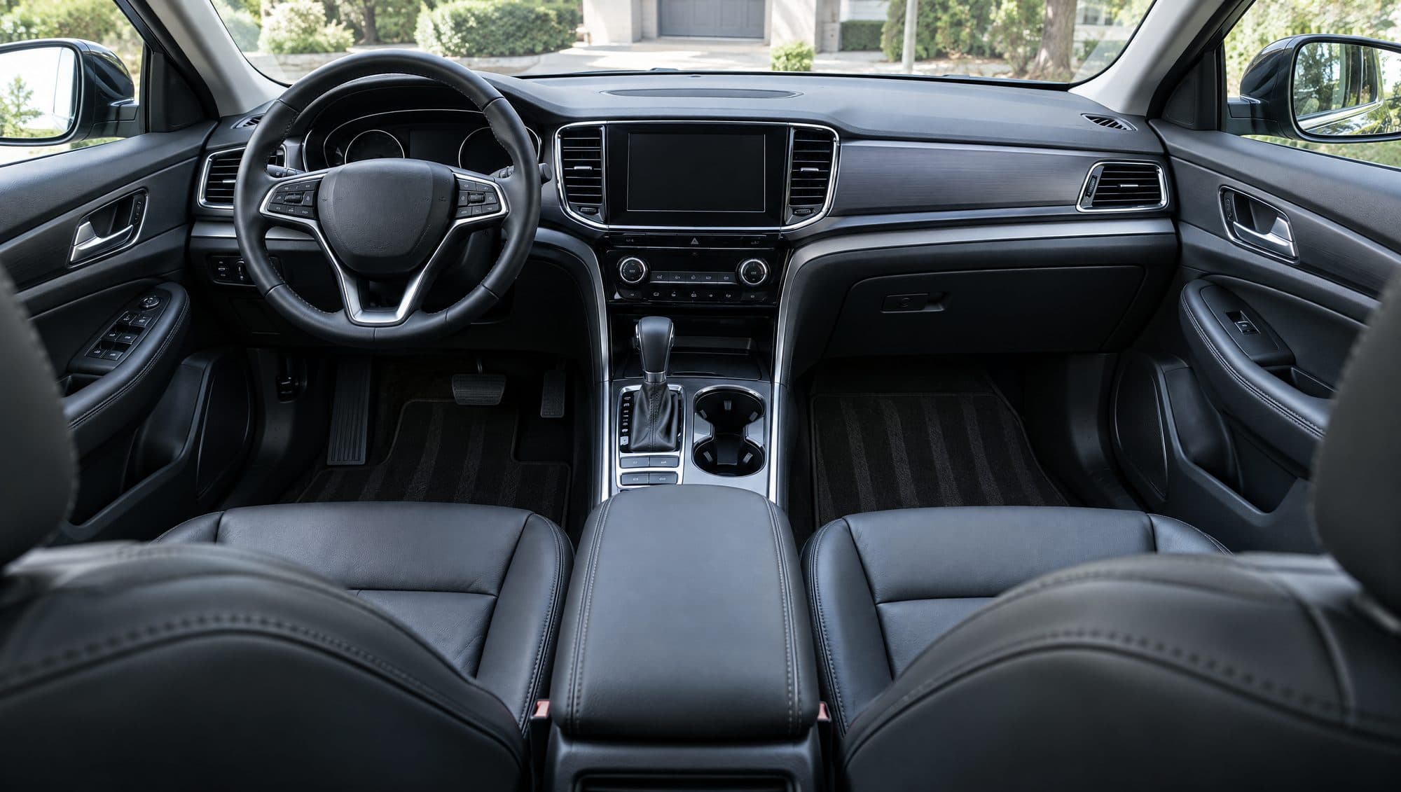 A spotless car interior after a detail